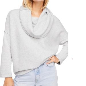 Free People Huntington Fleece Pullover - NWT